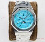 JFS Factory Best Clone Audemars Piguet Perpetual Calendar Cal.5134 Watch 41mm Turquoise blue Dial